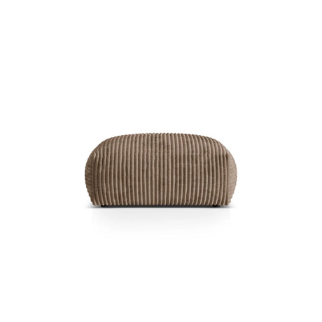 Martina Pouf aus Cord in Acorn (Tilia 17), 106x106 cm von Micadoni – Bild 1