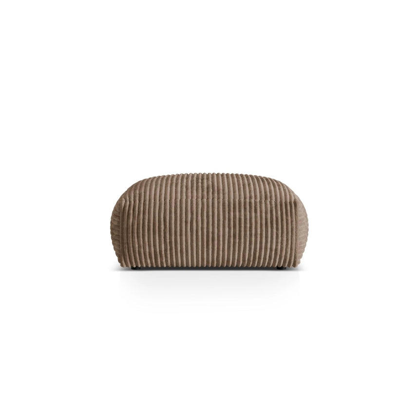 Martina Pouf aus Cord in Acorn (Tilia 17), 106x106 cm von Micadoni – Bild 1