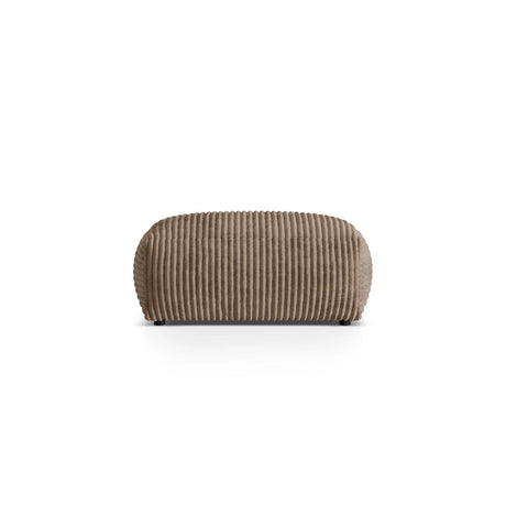 Martina Pouf aus Cord in Acorn (Tilia 17), 95x65 cm von Micadoni – Bild 1