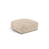 Martina Pouf aus Cord in Leichtes Beige (Tilia 03), 106x106 cm von Micadoni – Bild 3