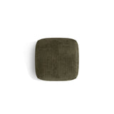 Martina Pouf aus Cord in Moosgrün (Tilia 37), 106x106 cm von Micadoni – Bild 4