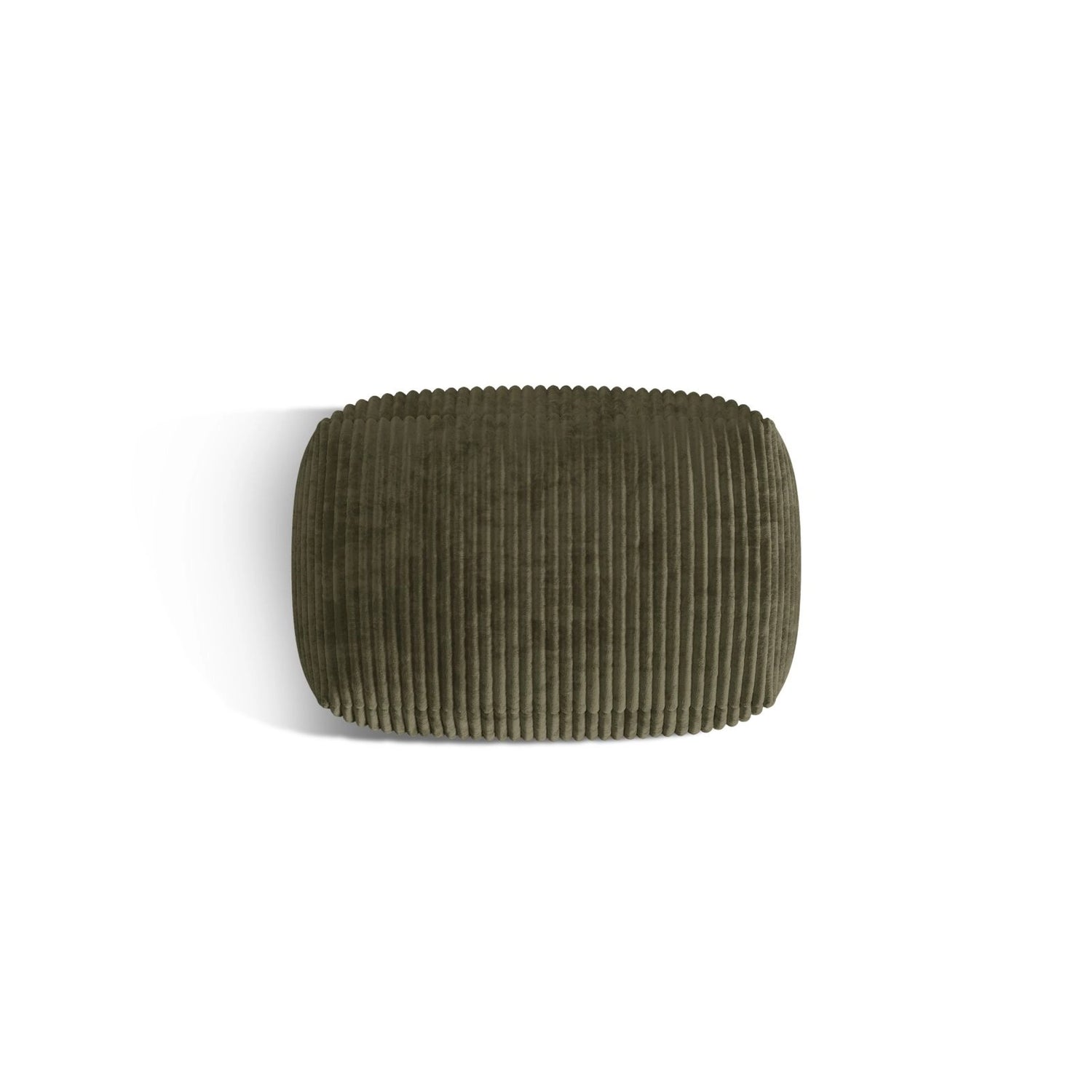 Martina Pouf aus Cord in Moosgrün (Tilia 37), 95x65 cm von Micadoni – Bild 4