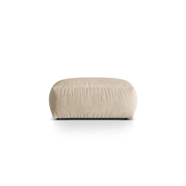 Martina Pouf aus Samt, Cord, Boucle oder Strukturstoff, 106x106 cm von Micadoni – Bild 1
