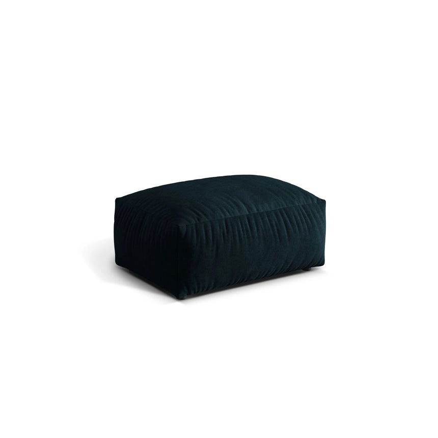 Martina Pouf aus Samt in Deep Petrol (Vogue 13), 95x65 cm von Micadoni – Bild 3