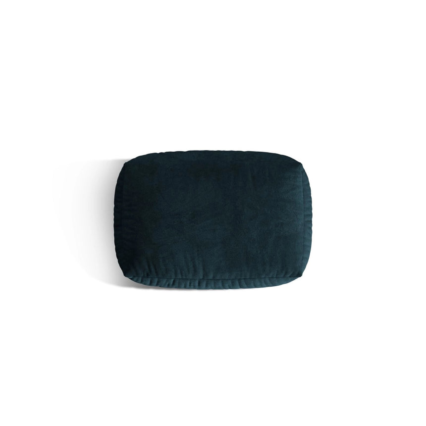 Martina Pouf aus Samt in Deep Petrol (Vogue 13), 95x65 cm von Micadoni – Bild 4