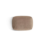 Martina Pouf aus Samt in Dunkelbeige (Vogue 3), 95x65 cm von Micadoni – Bild 4
