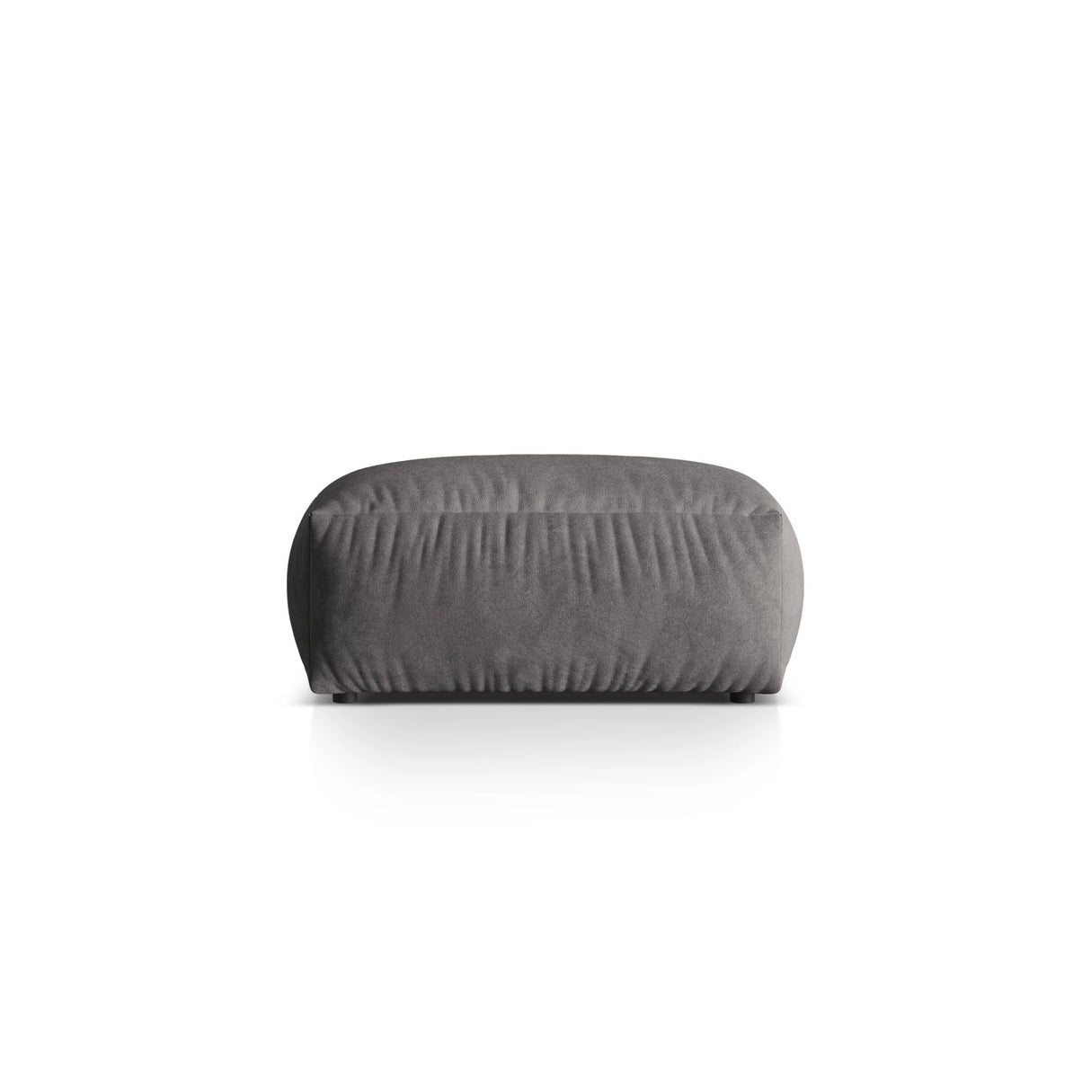 Martina Pouf aus Samt in Grau (Vogue 15), 106x106 cm von Micadoni – Bild 1