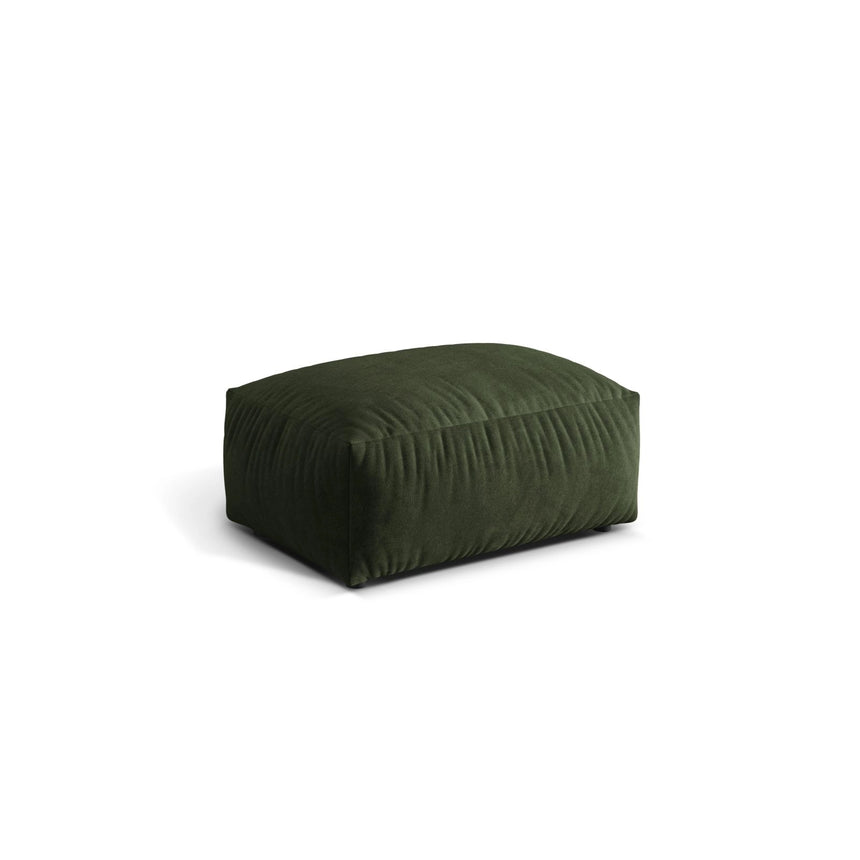 Martina Pouf aus Samt in Grün (Vogue 11), 95x65 cm von Micadoni – Bild 3
