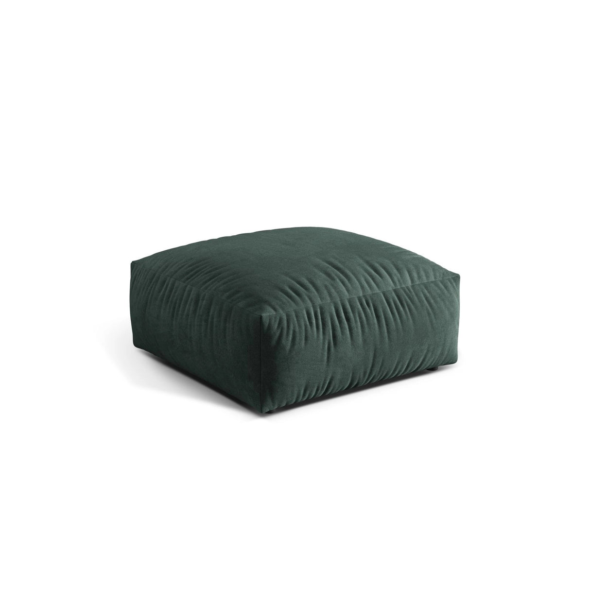 Martina Pouf aus Samt in Petrol (Vogue 12), 106x106 cm von Micadoni – Bild 3