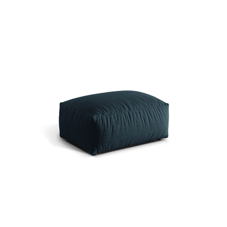 Martina Pouf aus Strukturierter Stoff in Blau Jeans (Boston Ocean), 95x65 cm von Micadoni – Bild 3