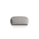 Martina Pouf aus Strukturierter Stoff in Hellgrau (Boston Light Grey), 106x106 cm von Micadoni – Bild 1