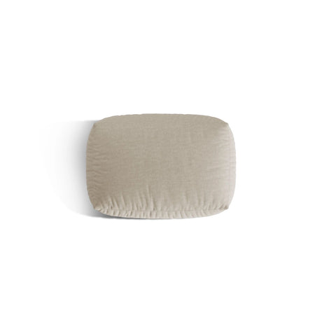 Martina Pouf aus Strukturierter Stoff in Leichtes Beige (Boston Toffee), 95x65 cm von Micadoni – Bild 4