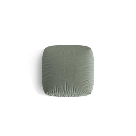 Martina Pouf aus Strukturierter Stoff in Moosgrün (Boston Water Green), 106x106 cm von Micadoni – Bild 4
