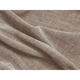Martina modulares Ecksofa, Rechte Seite, Sitztiefe 90 cm, aus Strukturierter Stoff in Dunkelbeige (Boston Trufa), 280x176 cm von Micadoni – Bild 6