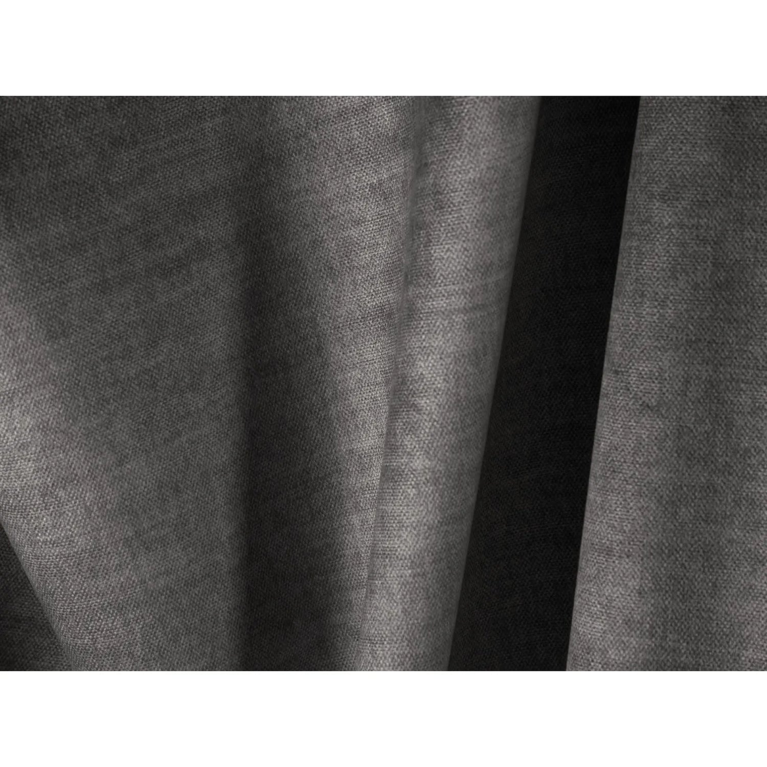 Martina modulares Panoramasofa, Linke Seite, Sitztiefe 76 cm, aus Samt in Grau (Vogue 15), 406x316 cm von Micadoni – Bild 5