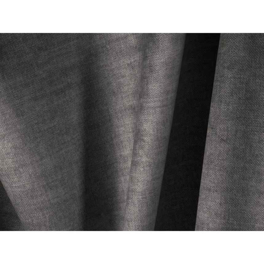 Martina modulares Panoramasofa, Linke Seite, Sitztiefe 76 cm, aus Samt in Grau (Vogue 15), 406x316 cm von Micadoni – Bild 5