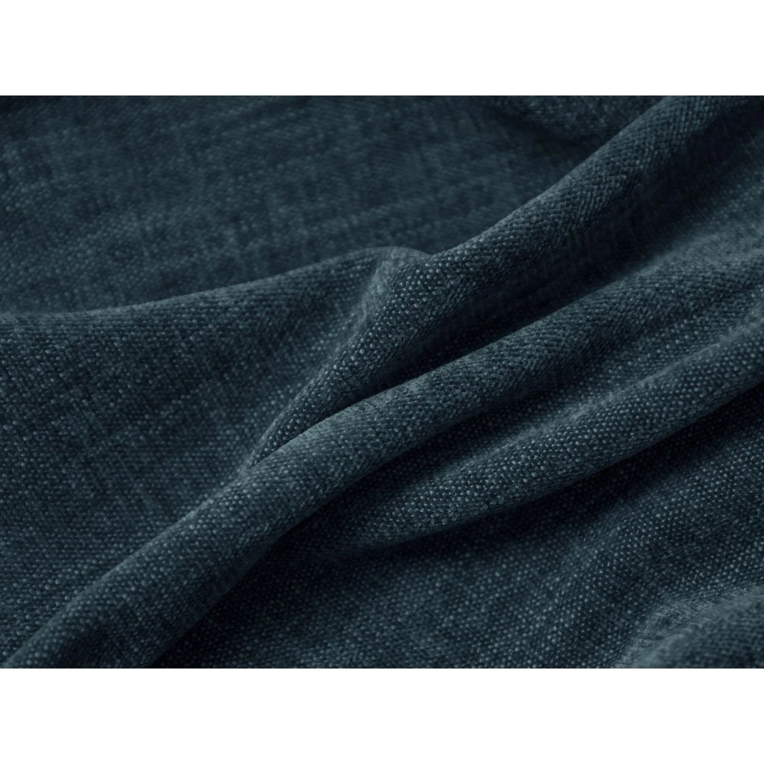 Martina modulares Panoramasofa, Linke Seite, Sitztiefe 76 cm, aus Strukturierter Stoff in Blau Jeans (Boston Ocean), 406x316 cm von Micadoni – Bild 5