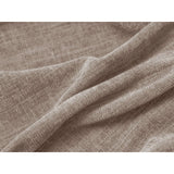 Martina modulares Panoramasofa, Linke Seite, Sitztiefe 76 cm, aus Strukturierter Stoff in Dunkelbeige (Boston Trufa), 406x316 cm von Micadoni – Bild 5