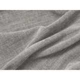 Martina modulares Panoramasofa, Linke Seite, Sitztiefe 76 cm, aus Strukturierter Stoff in Hellgrau (Boston Light Grey), 406x316 cm von Micadoni – Bild 5