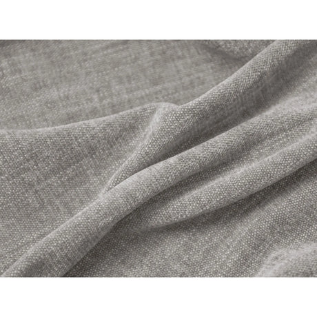Martina modulares Panoramasofa, Linke Seite, Sitztiefe 76 cm, aus Strukturierter Stoff in Hellgrau (Boston Light Grey), 406x316 cm von Micadoni – Bild 5