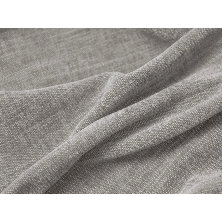Martina modulares Panoramasofa, Linke Seite, Sitztiefe 76 cm, aus Strukturierter Stoff in Hellgrau (Boston Light Grey), 406x316 cm von Micadoni – Bild 5