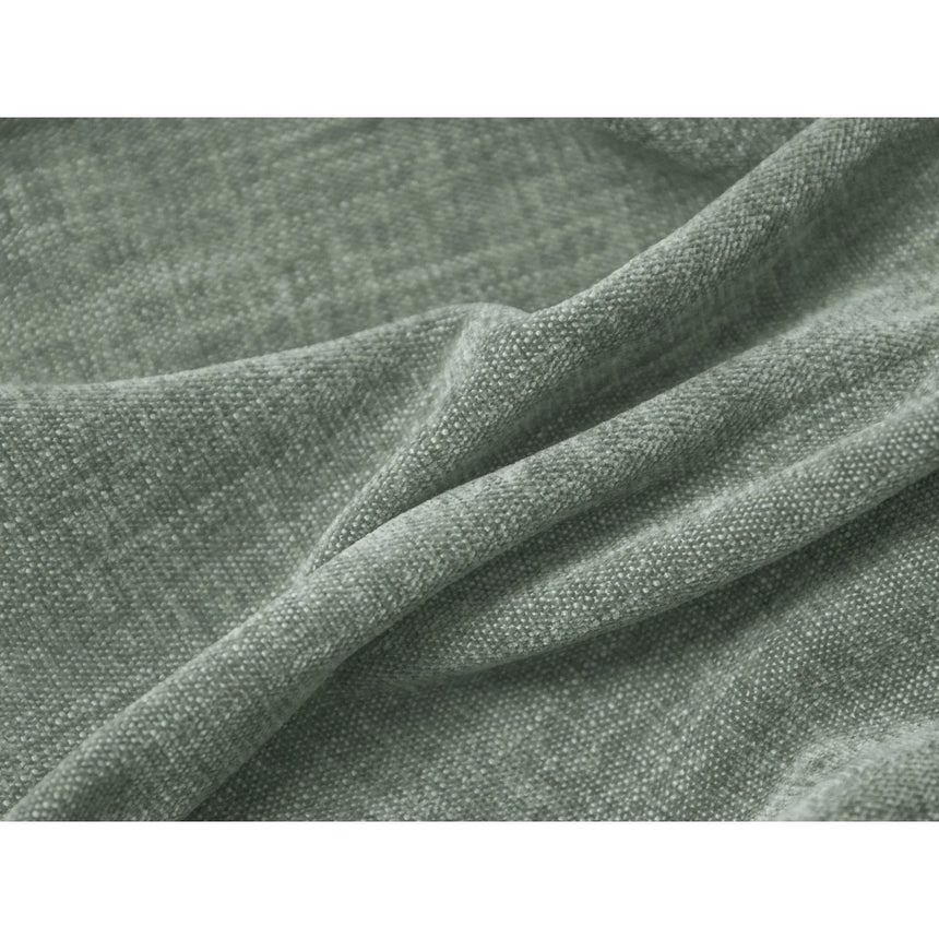 Martina modulares Panoramasofa, Linke Seite, Sitztiefe 76 cm, aus Strukturierter Stoff in Moosgrün (Boston Water Green), 406x316 cm von Micadoni – Bild 5