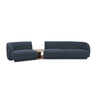 Miley Modulares 3-Sitzer Sofa, Linke Seite, aus Boucle in Dunkelblau (Baloo 2088), 303x126 cm von Micadoni – Bild 1