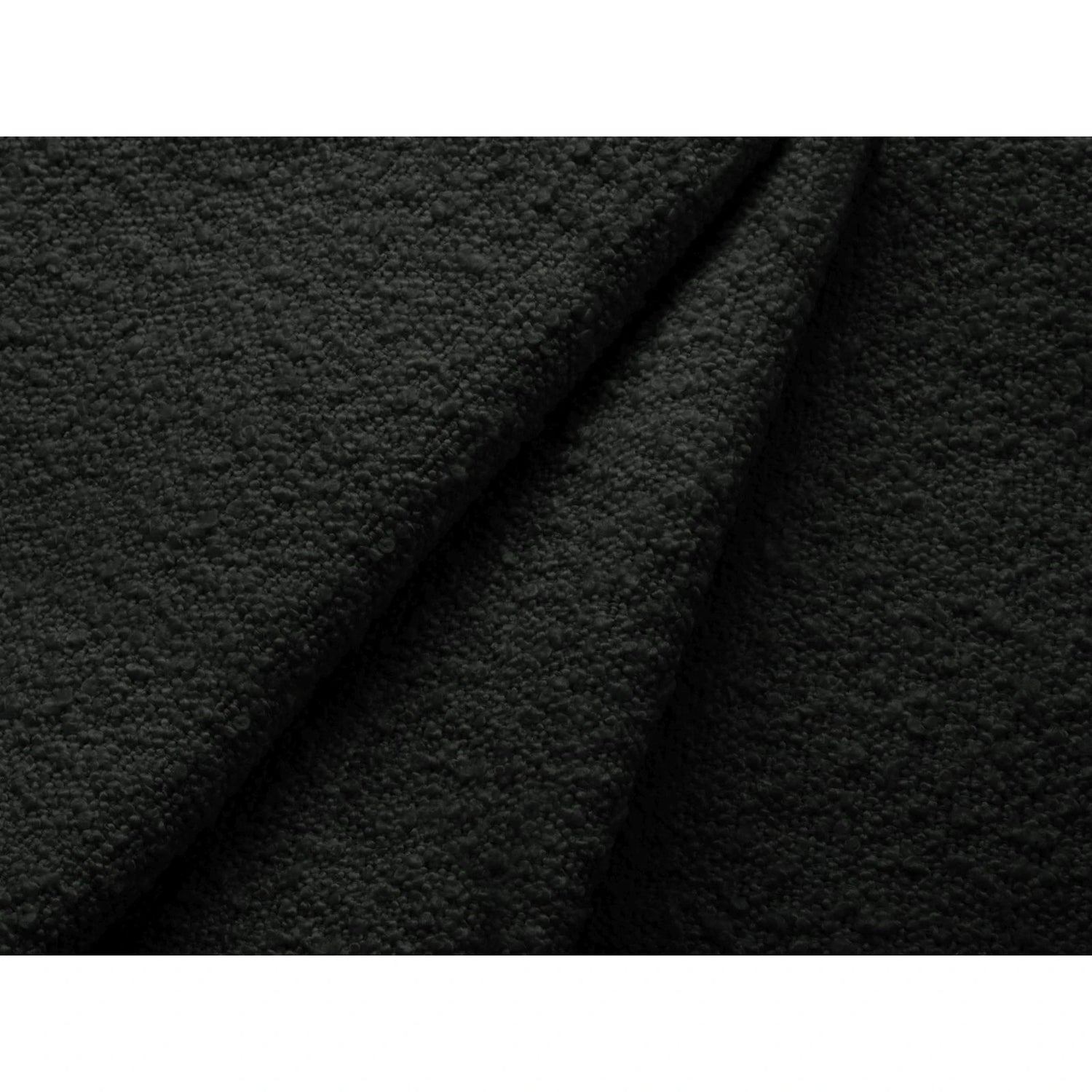 Miley Modulares 3-Sitzer Sofa, Linke Seite, aus Boucle in Schwarz (Baloo 2082), 303x126 cm von Micadoni – Bild 7