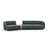 Miley Modulares 3-Sitzer Sofa, Linke Seite, aus Chenille in Petrol (Haga 78), 303x126 cm von Micadoni – Bild 1