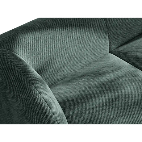 Miley Modulares 3-Sitzer Sofa, Linke Seite, aus Chenille in Petrol (Haga 78), 303x178 cm von Micadoni – Bild 7