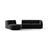 Miley Modulares 3-Sitzer Sofa, Linke Seite, aus Chenille in Schwarz (Haga 19), 303x178 cm von Micadoni – Bild 1