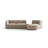 Miley Modulares 3-Sitzer Sofa, Rechte Seite, aus Chenille in Beige (Haga 30), 303x178 cm von Micadoni – Bild 1