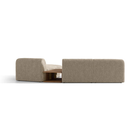 Miley Modulares 3-Sitzer Sofa, Rechte Seite, aus Chenille in Beige (Haga 30), 303x178 cm von Micadoni – Bild 6