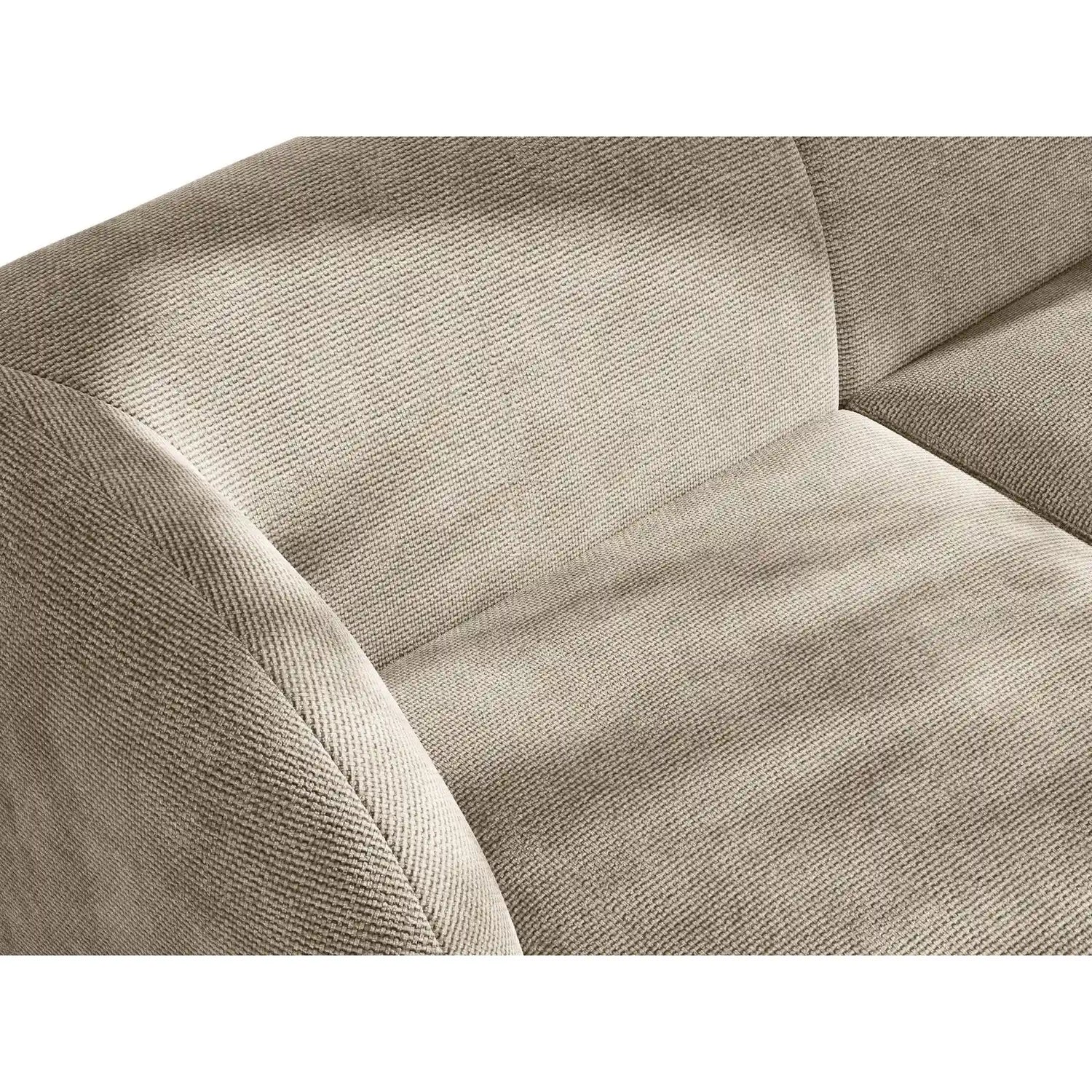 Miley Modulares 3-Sitzer Sofa, Rechte Seite, aus Chenille in Beige (Haga 30), 303x178 cm von Micadoni – Bild 7