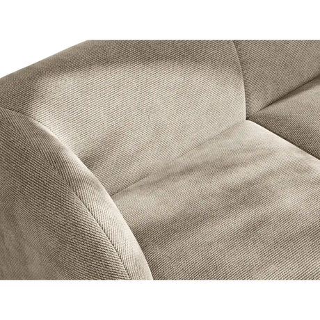 Miley Modulares 3-Sitzer Sofa, Rechte Seite, aus Chenille in Beige (Haga 30), 303x178 cm von Micadoni – Bild 7