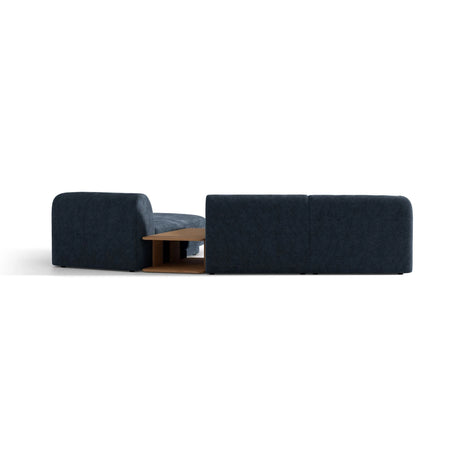 Miley Modulares 3-Sitzer Sofa, Rechte Seite, aus Chenille in Königsblau (Haga 86), 303x178 cm von Micadoni – Bild 6