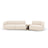 Miley Modulares 3-Sitzer Sofa, Rechte Seite, aus Chenille in Leichtes Beige (Haga 23), 303x126 cm von Micadoni – Bild 1