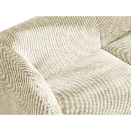 Miley Modulares 3-Sitzer Sofa, Rechte Seite, aus Chenille in Leichtes Beige (Haga 23), 303x178 cm von Micadoni – Bild 7