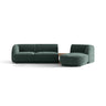 Miley Modulares 3-Sitzer Sofa, Rechte Seite, aus Chenille in Petrol (Haga 78), 303x178 cm von Micadoni – Bild 1