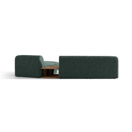 Miley Modulares 3-Sitzer Sofa, Rechte Seite, aus Chenille in Petrol (Haga 78), 303x178 cm von Micadoni – Bild 6