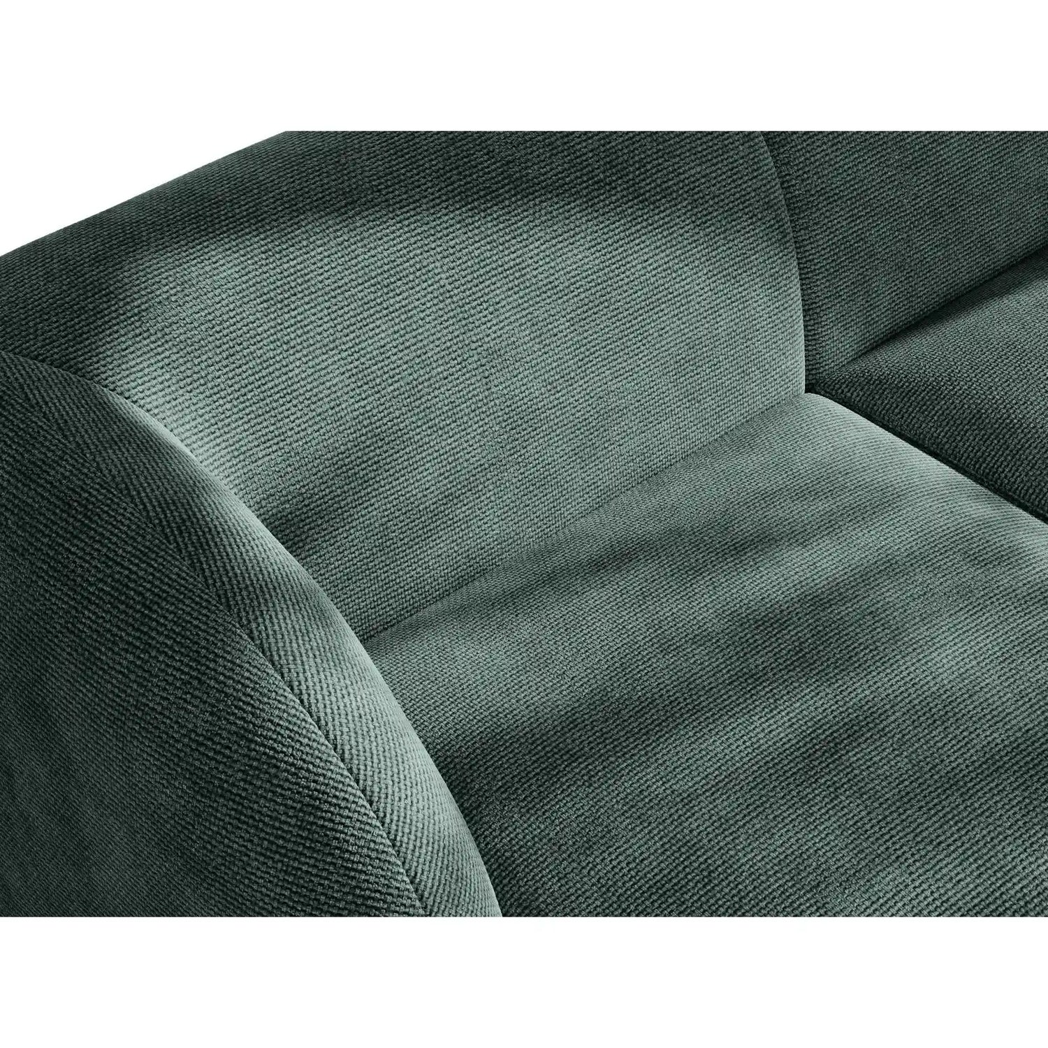 Miley Modulares 3-Sitzer Sofa, Rechte Seite, aus Chenille in Petrol (Haga 78), 303x178 cm von Micadoni – Bild 7