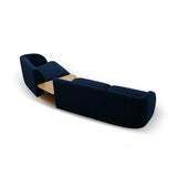 Miley Modulares 3-Sitzer Sofa, Rechte Seite, aus Samt in Königsblau (Bluvel 86), 303x126 cm von Micadoni – Bild 6