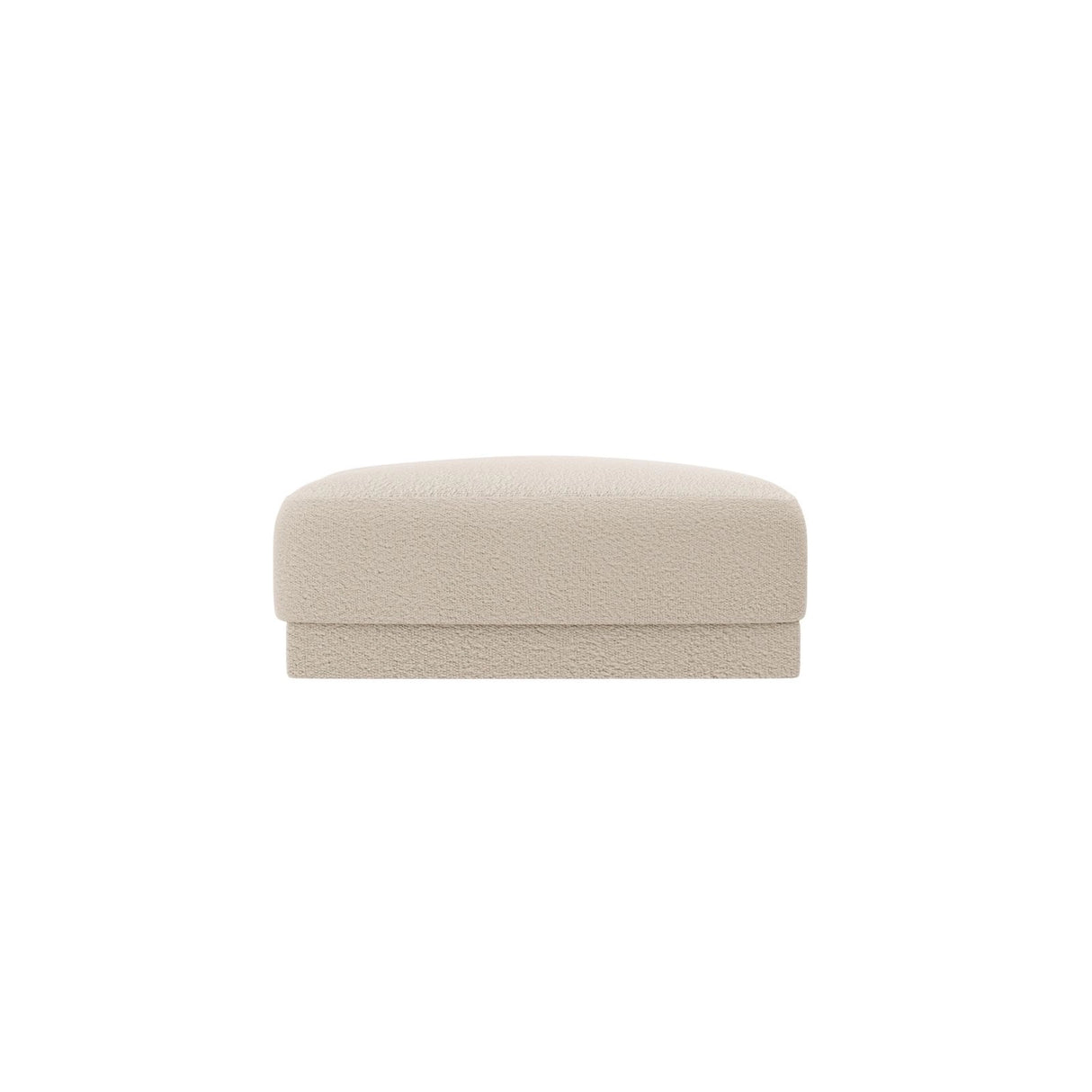 Miley Pouf aus Boucle in Beige (Baloo 2074), 90x90 cm von Micadoni – Bild 1
