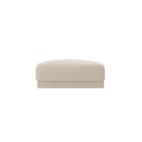 Miley Pouf aus Boucle in Beige (Baloo 2074), 90x90 cm von Micadoni – Bild 1