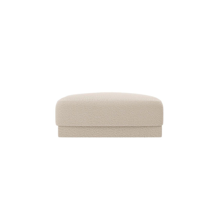 Miley Pouf aus Boucle in Beige (Baloo 2074), 90x90 cm von Micadoni – Bild 1