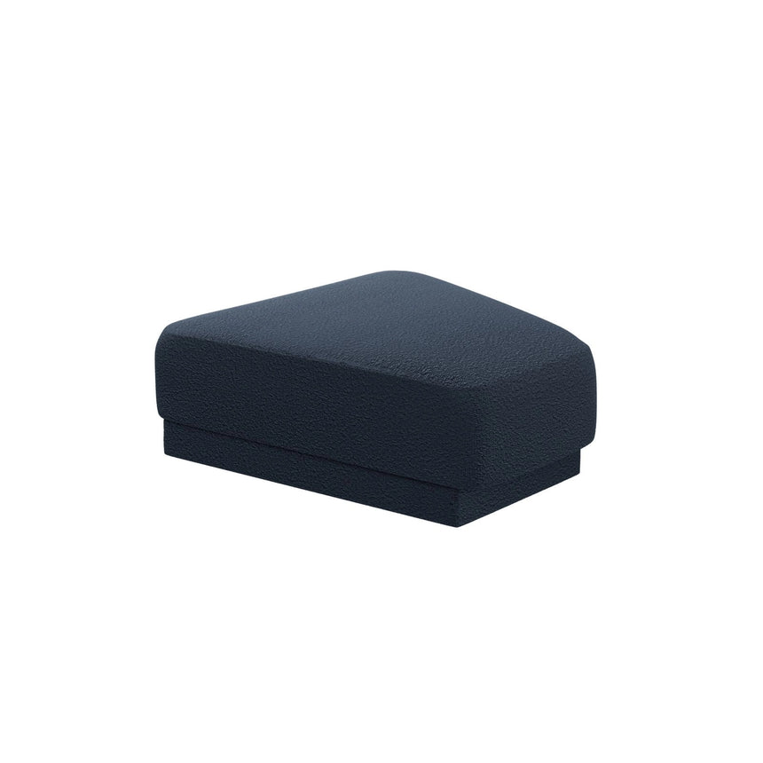 Miley Pouf aus Boucle in Dunkelblau (Baloo 2088), 88x79 cm von Micadoni – Bild 1