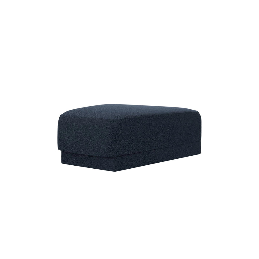 Miley Pouf aus Boucle in Dunkelblau (Baloo 2088), 88x79 cm von Micadoni – Bild 3