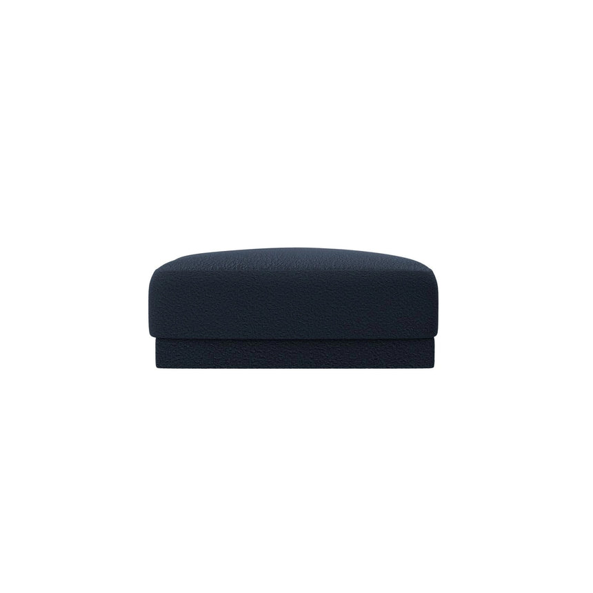 Miley Pouf aus Boucle in Dunkelblau (Baloo 2088), 90x90 cm von Micadoni – Bild 1