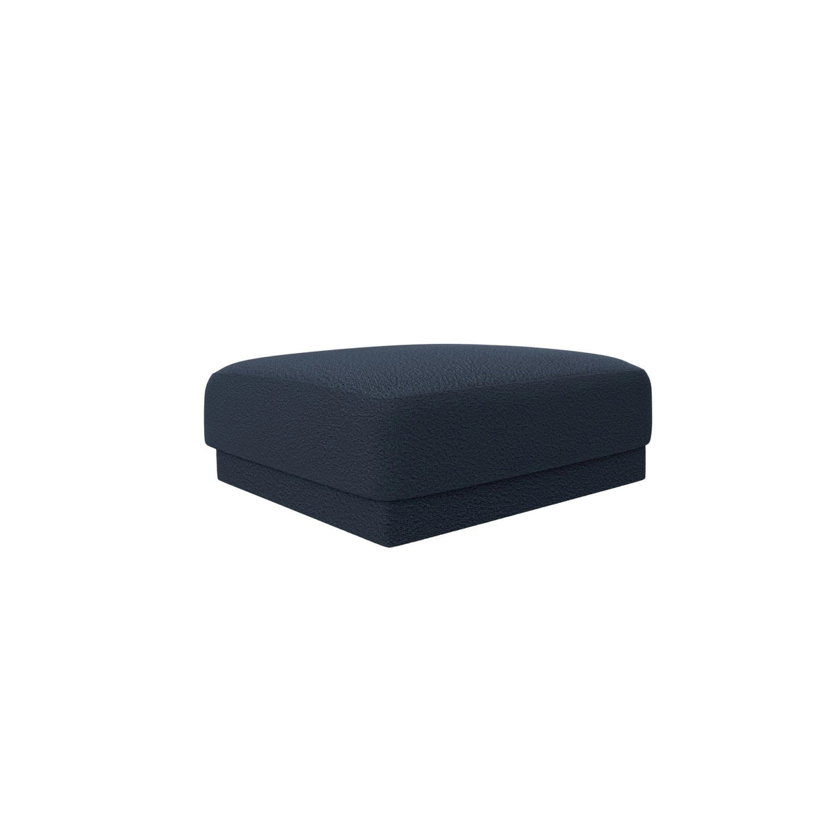 Miley Pouf aus Boucle in Dunkelblau (Baloo 2088), 90x90 cm von Micadoni – Bild 3