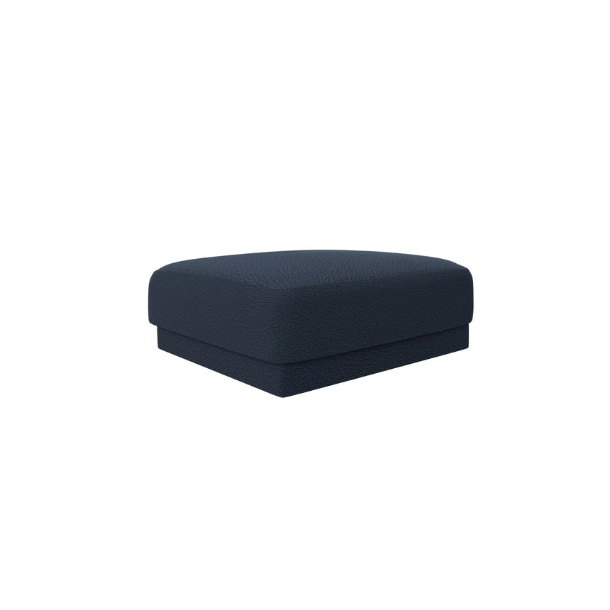 Miley Pouf aus Boucle in Dunkelblau (Baloo 2088), 90x90 cm von Micadoni – Bild 3